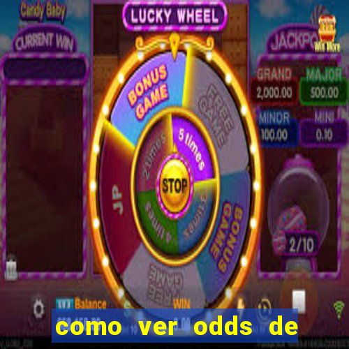 como ver odds de jogos passados